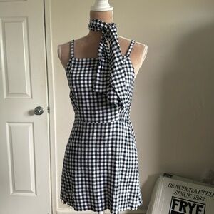 Old Navy Gingham Plaid Checkered Mini dress